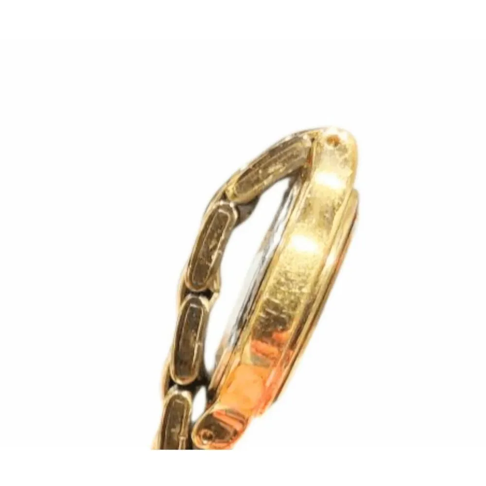 SEIKO Quartz Watch Gold Bracelet Band Round Dial